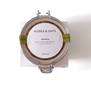 granola sabor palanqueta Roses & Oats